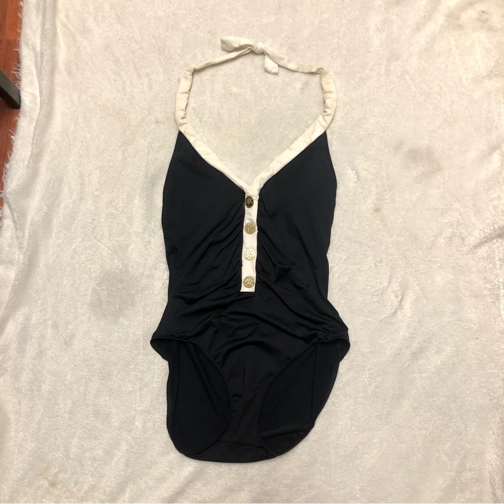 Vintage Lauren Ralph Lauren One piece Swimsuit Size 14